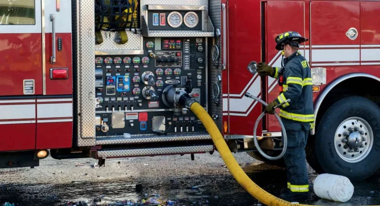 Carro de bomberos de Lota quemado será reparado gratuitamente en Santiago