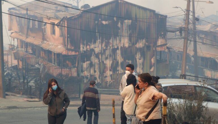 Penco: indignación por personas que van a sacarse fotos en zonas incendiadas